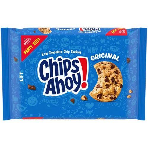 NABISCO CHIPS AHOY! CHIPS AHOY! Galletas Originales de Chips de Chocolate, Tamaño para Fiestas, 25.3 oz