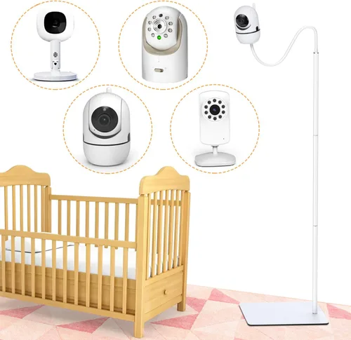 Soporte de pie para monitor de bebé compatible con HelloBabyHB6550/HB6560/HB6148/ANMEATE SM24, Baby Ganibs, Bonoch, para óptica infantil Dxr-8 PRO,