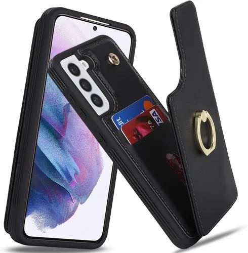 Miniatura 42 de Lipvina Funda para Samsung Galaxy A03s con tarjetero, Galaxy A03s Funda tipo cartera para mujer, tarjetero de crédito, soporte de anillo, fundas