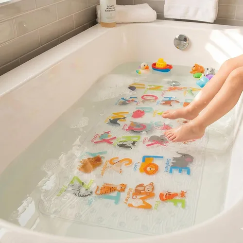 Miniatura 2 de Bonita alfombra de baño antideslizante de dibujos animados para bañera, tapete antideslizante para bañera para niños, tapete de ducha antideslizante