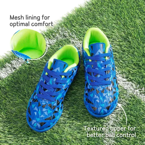 Miniatura 3 de DREAM PAIRS Zapatos de fútbol de césped para niños y niñas con cordones (niños pequeñosniños grandes)