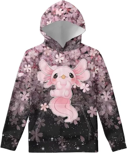 Miniatura 2 de Ystardream Sudaderas con capucha y bolsillo para niñas adolescentes y niñas, manga larga