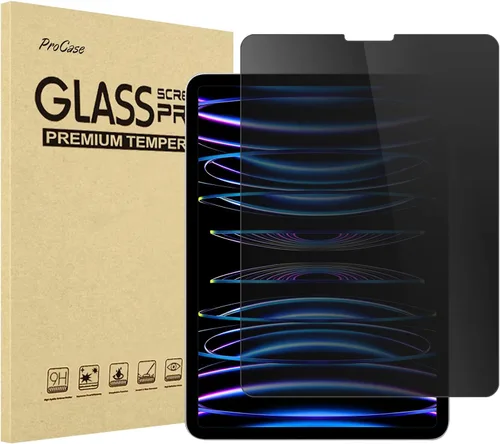 Miniatura 8 de ProCase Protector de pantalla de privacidad para iPad 10.2, 9, 8, 7, 2021, 2020 y 2019, protector de película de vidrio templado antiespía