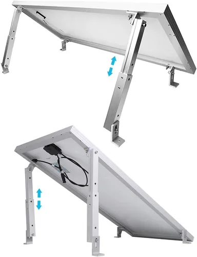 Miniatura 7 de Renogy - Soportes ajustables de montaje en ángulo para panel solar de hasta 150 vatios para techo, RV, barco y cualquier superficie plana