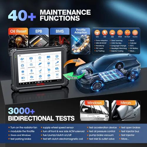 Miniatura 7 de Autel MaxiSYS Ultra EV Scanner: 2026 Top EV Ver. of Ultra S2 MSUltra MS909 S2 Intelligen Scan Diagnostic, High-Voltage System Battery Pack Analyze