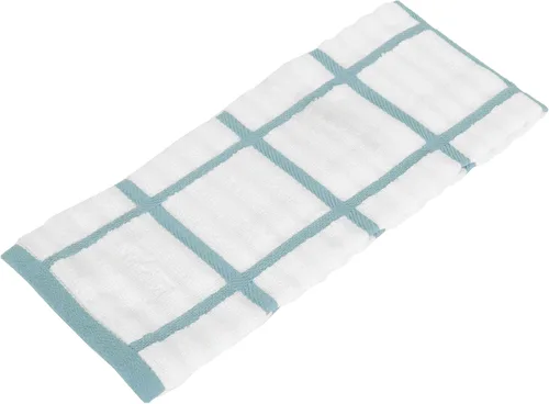 Miniatura 7 de All-Clad Toalla de cocina a cuadros: altamente absorbente, súper suave de larga duración, 100% algodón, 17 x 30 pulgadas para limpiar y secar Lluvia