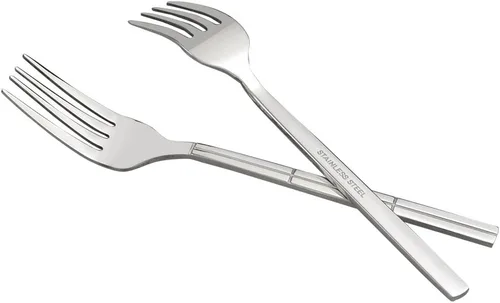 Miniatura 2 de Tenedores de postre de 12 piezas, acero inoxidable, 6.77 pulgadas