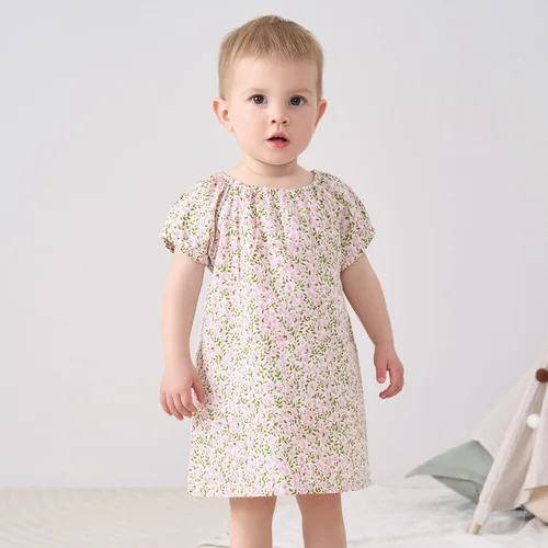 Miniatura 112 de pureborn Vestido de bebé niña 0-24 meses
