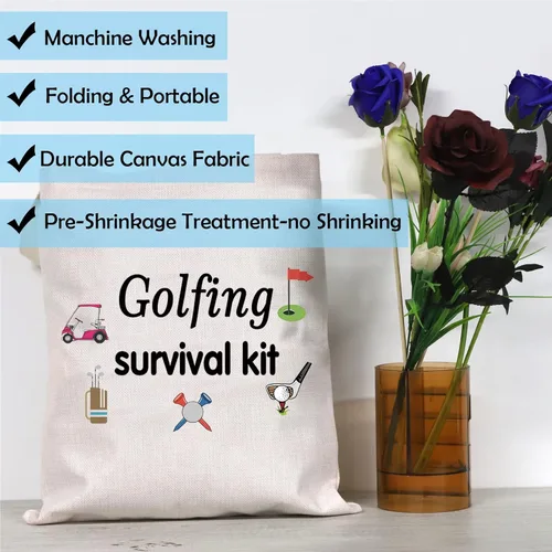 Miniatura 7 de Kit de supervivencia de golf, bolsa de maquillaje, regalo de golf, accesorios de golf, regalo para mamá, golfista, humor