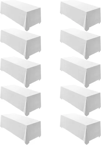 Miniatura 11 de Surmente Mantel cuadrado para mesas cuadradas o redondas, 100% poliéster, 52 x 52 pulgadas, mantel para bodas, banquetes o restaurantes (negro)