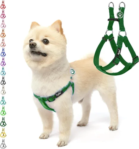 Miniatura 78 de PUPTECK arnés para perro para no jalar, reflejante, ajustable, básico, de nailon, chaleco para cachorro, para caminar al aire libre con etiqueta