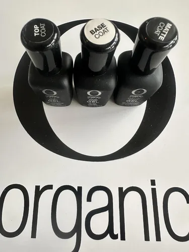 Organic Nails Base, Top y Gel de color mate 0.5 fl oz