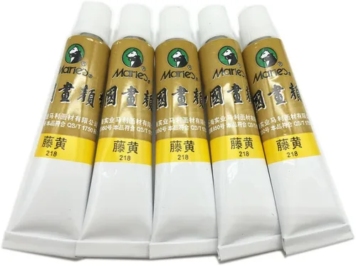Miniatura 34 de Easyou Dibujo de acuarela de tubos de color de pintura china de gran tamaño de Marie's 0.4 fl oz* 5pcs No. 302 Scarlet