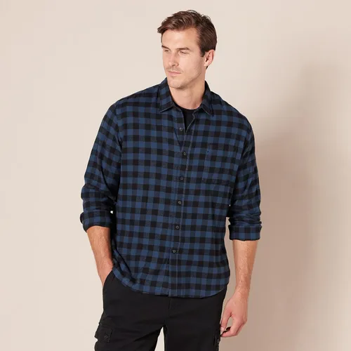 Miniatura 6 de Tienda Essentials - Camisa de franela para hombre de ajuste delgado y manga larga