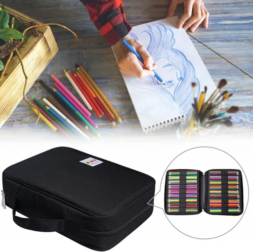 Miniatura 3 de Estuche para lápices de gran capacidad para adultos, 304 ranuras, estuche para lápices, estuche organizador de bolígrafos con múltiples