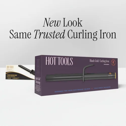 Miniatura 6 de Hot Tools Pro Artist - Rizadora Digital de Cabello Negro Dorado para Salón Rizos Sueltos Medianos y Ondas Despeinadas, (1-1/4 pulgada)