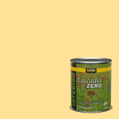 Miniatura 133 de Rodda Paint CASCADIA ZERO - Pintura e imprimación semibrillante para interiores en uno, cuarto de galón, madera de haya beechwood