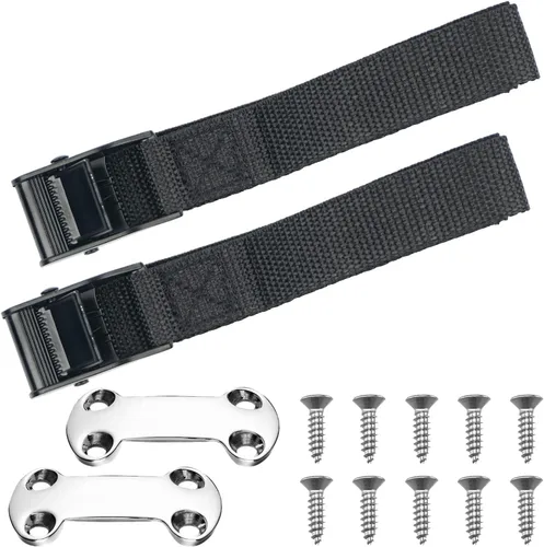 Kit de amarre para enfriador Omoojee, correas fijas para enfriadores YETI y RTIC para barco, cubierta, cama de camión, evita que se deslice