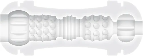 Miniatura 2 de Género X - Doble Fantasía - Masturbador masculino de doble extremo - transparente