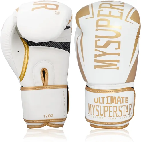 Miniatura 2 de MYSUPERSTAR Ultimate Boxing Kick Boxing Muay Thai Training Bag Guantes para hombres, mujeres, jóvenes, MMA UFC Guantes de boxeo