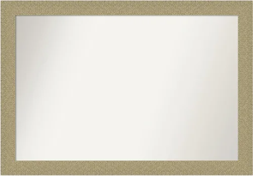 Miniatura 73 de Amanti Art Espejo de pared personalizado no biselado (24.25 x 24.25 pulgadas), marco dorado de mosaico, varios tamaños personalizados, espejo