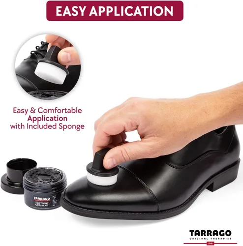 Miniatura 4 de Tarrago Self Shine - Kit de crema para zapatos y botas de cuero