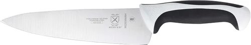Miniatura 35 de Mercer Culinary - M23210WBH Mercer Culinary Millennia - Cuchillo para pan con borde ondulado de 10 pulgadas de ancho, color blanco