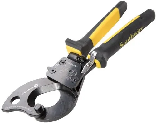Miniatura 3 de Southwire - 59556240 Tools & Equipment CCPR400S - Cortadores de cables de trinquete con asas de agarre cómodo, fácil de usar, hojas de acero