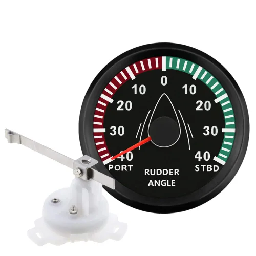 Miniatura 11 de ELING - Indicador de ángulo de timón garantizado de 0 a 190 ohmios con luz de fondo de 85 mm, 12 V/24 V