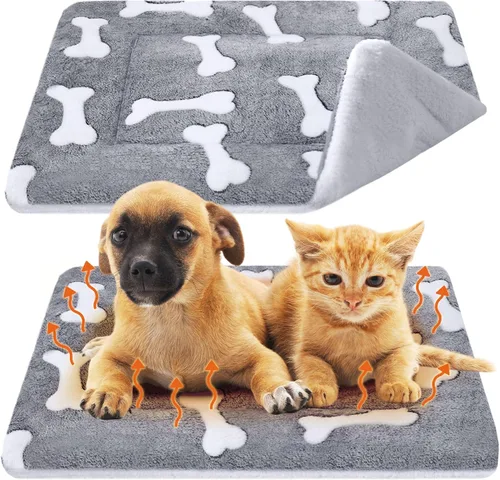 Miniatura 9 de VitalCozy Paquete de 2 tapetes autocalentables para gatos, almohadilla autocalentable, reversible, lavable a máquina, refleja el calor corporal