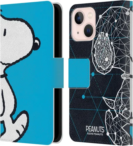 Miniatura 140 de Head Case Designs Funda de piel con licencia oficial de Peanuts Snoopy & Woodstock Balloon Halfs and Laughs para Apple iPhone 7/8/SE 2020 y 2022