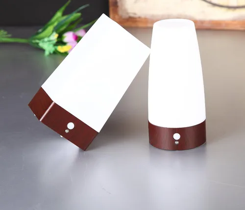 Miniatura 2 de Lámpara Zeefo inalámbrica con sensor infrarrojo pasivo y de movimiento con 3 modos, lámpara LED para interior, funciona con pilas, sensible a