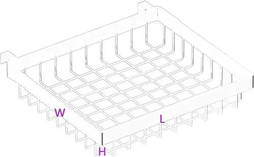 Miniatura 4 de PUSDON Piezas del estante de secado de platos sobre el fregadero - Tornillo (blanco)