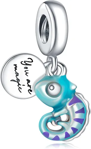 Annmors Charms for Bracelets 925 Sterling Silver Flower Nature & Animal Dangle for Women Bracelet & Necklace Pendant