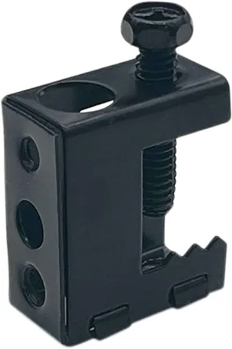 Miniatura 7 de 50 abrazaderas de haz de 1/4" x 20 con anillos de brida roscados de 2" de diámetro, para cable de bajo voltaje soporte y sistema de gestión