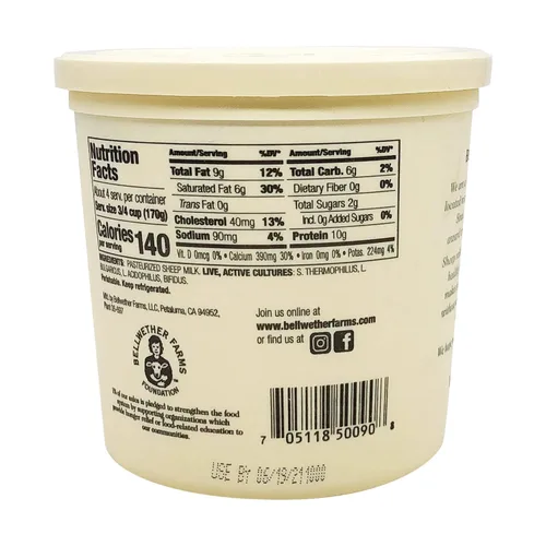 Miniatura 2 de Bellwether Farms Yogur de oveja simple, 24 onzas