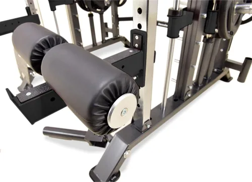 Miniatura 6 de MiM USA Hercules EX Commercial All-in-One Home Gym Machine, 2000 lb Capacity, 400 lb Weight Stack, Adjustable Bench, Leg Press, Jammer Arms, Leg