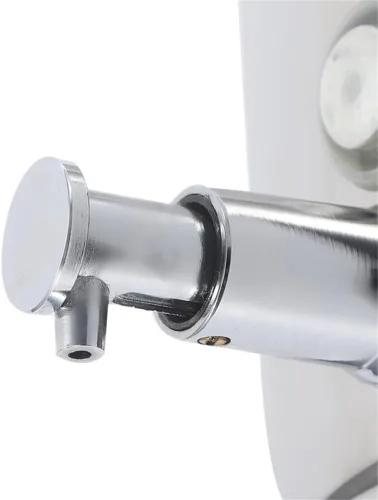 Miniatura 4 de Dispensador de jabón montado en la pared para baño, dispensador de líquido comercial de pared de acero inoxidable dispensador de desinfectante