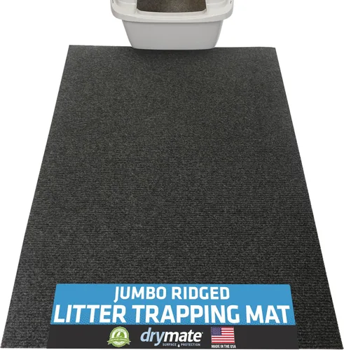 Miniatura 16 de Drymate - Tapete para gatos, contra desorden de caja de arena, a prueba de orina, absorbente/impermeable, 20 x 28 pulgadas, azul