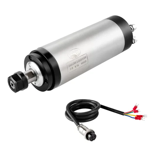 Miniatura 12 de Kits de motor de husillo CNC, motor de husillo refrigerado por agua de 110 V, 1,5 KW, 2.559 in, motor CNC, 110 V, 1,5 KW, montaje de abrazadera