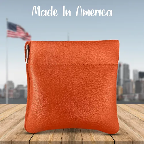 Miniatura 22 de Monedero clásico a presión, de cuero, para hombre de Nabobb, negro