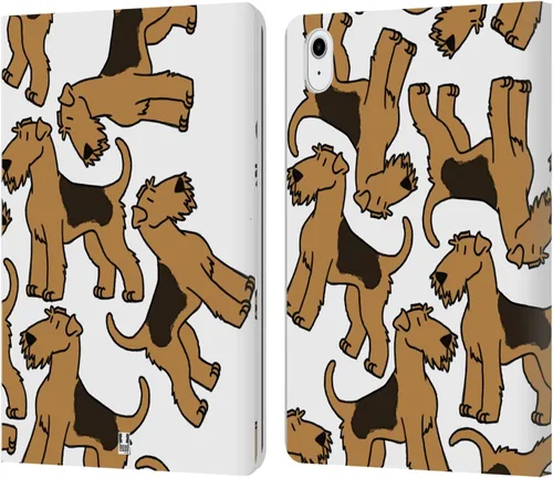 Head Case Designs Airedale Terrier - Funda para iPad Air (2020), diseño de raza de perro