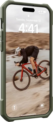 Miniatura 8 de URBAN ARMOR GEAR UAG - Funda compatible con iPhone 15 Pro Max de 6.7 pulgadas, Essential Armor Olive Drab con imán integrado compatible con carga