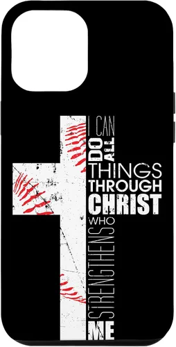 Miniatura 25 de iPhone XR Baseball Phone Cases Teen Boys Coaches Christian Cross Regalos Case