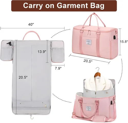 Miniatura 2 de Bolsas de ropa.., Rosado, Bolsa de ropa