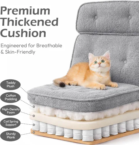 Miniatura 6 de Silla cruzada con ruedas, sillas de escritorio de oficina en casa con reposapiés, cómoda silla giratoria de maquillaje para tocador, silla