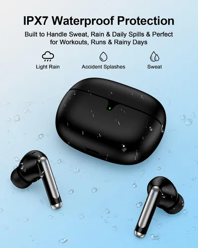 Miniatura 6 de Auriculares inalámbricos Bluetooth 5.4, iPhone 17e 17Air 16 15 14 13 Pro Max auriculares inalámbricos Bluetooth con cancelación de ruido