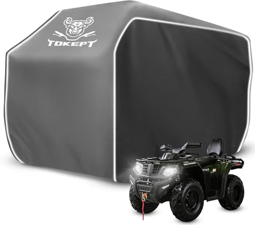 Miniatura 10 de Cubierta Impermeable para ATV, Fundas para Cuatrimotos Resistentes al Viento de Servicio Pesado, Protección para Todo Clima Fundas para Vehículos