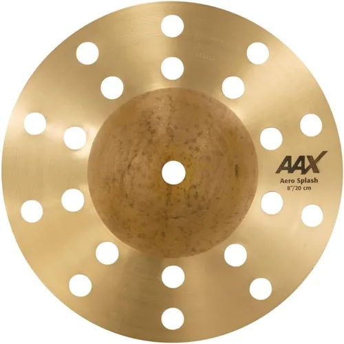 Miniatura 4 de SABIAN Platillo AAX Aero Splash de 8 pulgadas, acabado brillante
