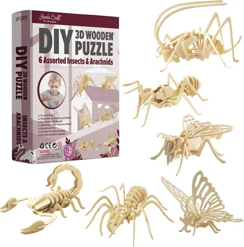 Miniatura 9 de Hands Craft - Juego de rompecabezas de madera 3D